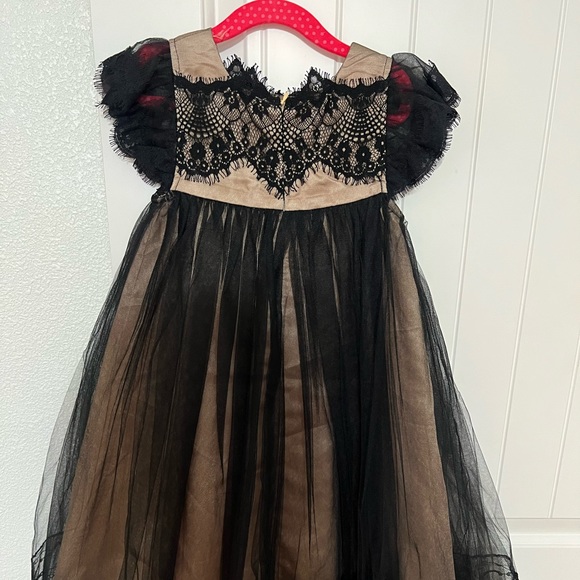 Trish Scully Formal Black/Cream Dress - Picture 1 of 4